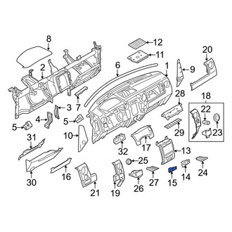 Ford OE - Instrument Panel Bezel