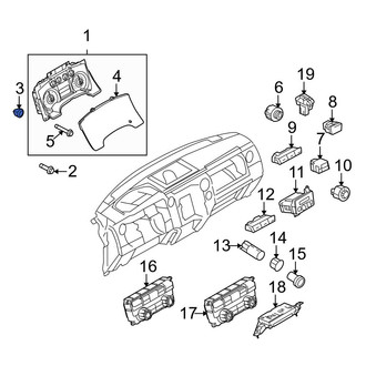 Ford OE - Instrument Panel Lens Nut