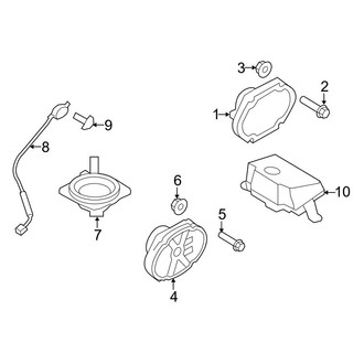 Ford OE - Instrument Panel - Sound System (Speakers), (SVT Raptor)