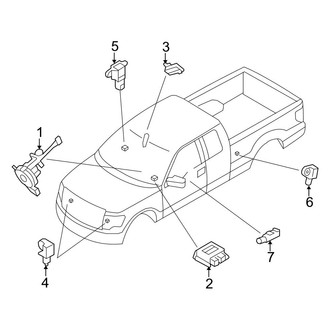 Ford OE - Restraint Systems - Air Bag Components (Modules & Sensors), (SVT Raptor)