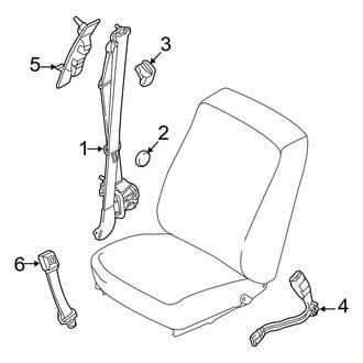 Ford OE - Restraint Systems - Front Seat Belts (SVT Raptor SuperCrew)