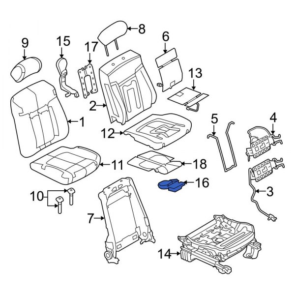 Temperature Controlled Seat Blower Motor