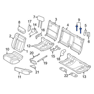 Ford OE - Front Headrest Guide