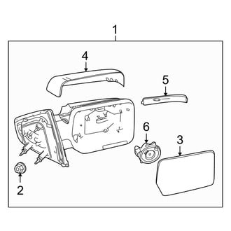 Ford OE - Front Door - Outside Mirrors (W/O Heat), (SVT Raptor)