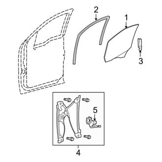 Ford OE - Front Door - Glass & Hardware (SVT Raptor)