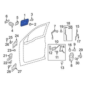 Ford OE - Front Right Outer Exterior Door Handle