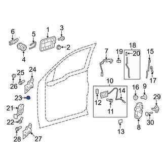 Ford OE - Battery Hold Down Nut