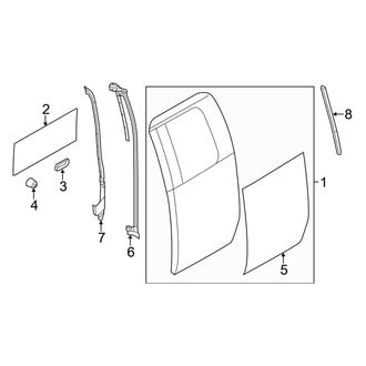 Ford OE - Rear Door - Door & Components (SVT Raptor SuperCab)