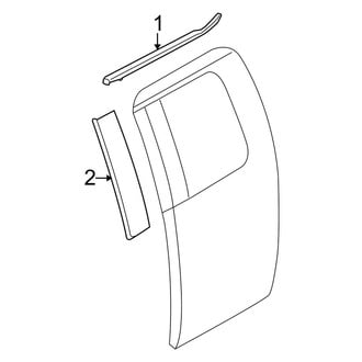 Ford OE - Rear Door - Exterior Trim (SVT Raptor SuperCab)
