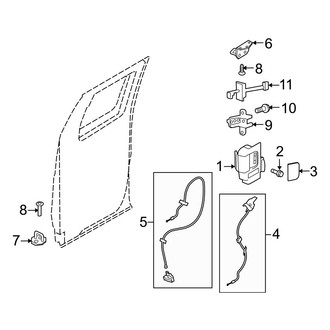 Ford OE - Rear Door - Lock & Hardware (SVT Raptor SuperCab)