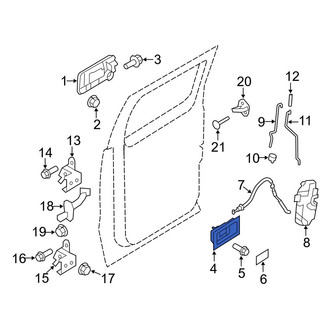 Ford OE - Front Right Inner Interior Door Handle