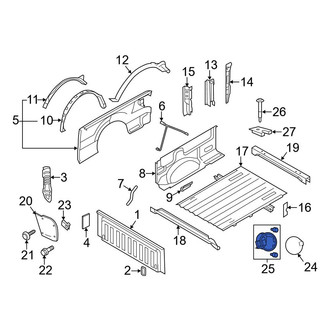 Ford OE - Rear Fuel Filler Neck Mount Plate