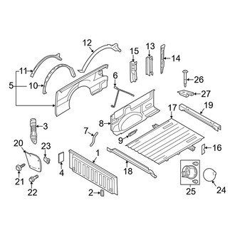 Ford OE - Pick Up Box - Front & Side Panels (SVT Raptor)