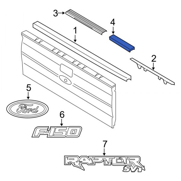 Tailgate Molding