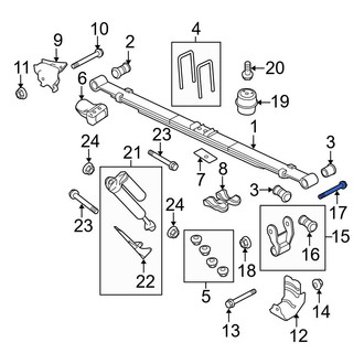 Ford OE - Leaf Spring Bolt