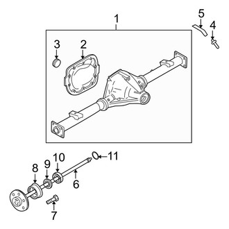 Ford OE - Rear Suspension - Axle Housing (SVT Raptor)