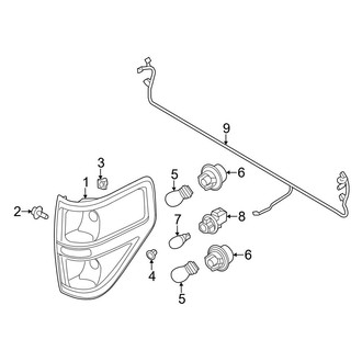 Ford OE - Rear Lamps - Combination Lamps (SVT Raptor)