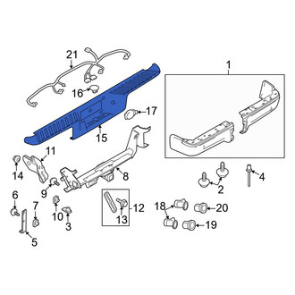 Ford OE - Rear Bumper Step Pad