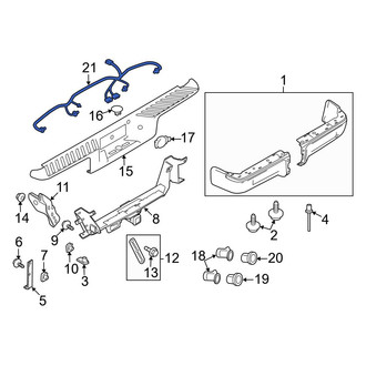 Ford OE - Rear Trailer Tow Harness
