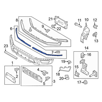 Ford OE - Front Left Lower Bumper Trim
