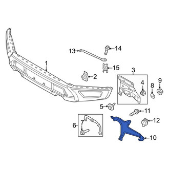 Ford OE - Front Right Outer Bumper Face Bar Bracket