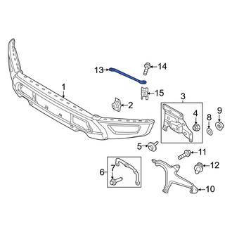 Ford OE - Front Left Bumper Face Bar Brace