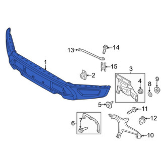 Ford OE - Front Bumper Face Bar