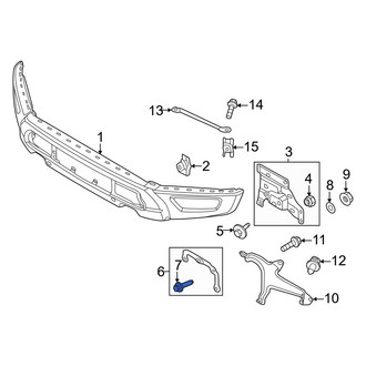 Ford OE - Lower Outer Bumper Face Bar Bolt