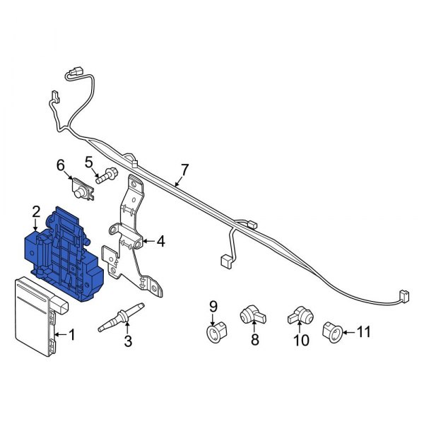 Cruise Control Distance Sensor Bracket