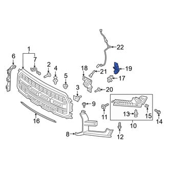 Ford OE - Rear Park Assist Camera Bracket