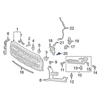 Ford OE - Collision Avoidance Camera Screw