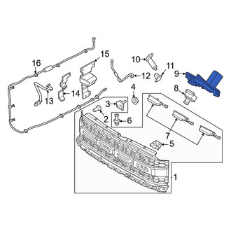 Ford OE - Front Park Assist Camera Housing