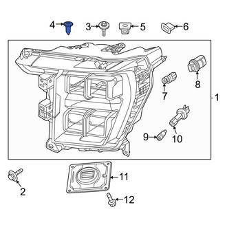 Ford OE - Headlight Fastener Clip