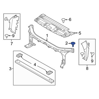 Ford OE - Radiator Support Panel Bolt