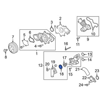Ford OE - Engine Coolant Thermostat Gasket