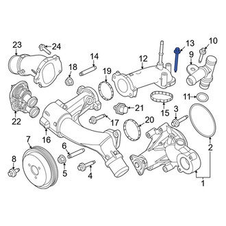 Ford OE - Engine Coolant Outlet Housing Bolt