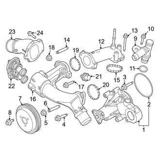 Ford OE - Cooling - Water Pump (5.2L)