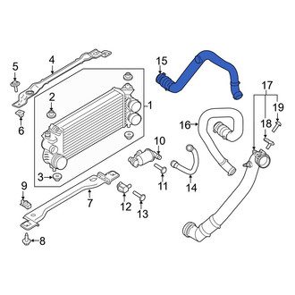 Ford OE - Upper Intercooler Pipe