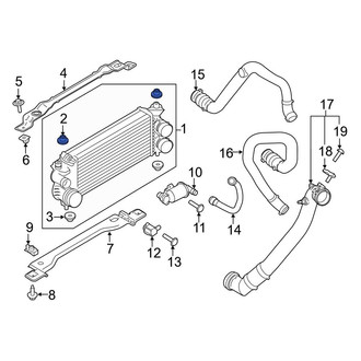 Ford OE - Lower Intercooler Insulator