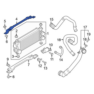 Ford OE - Upper Intercooler Bracket