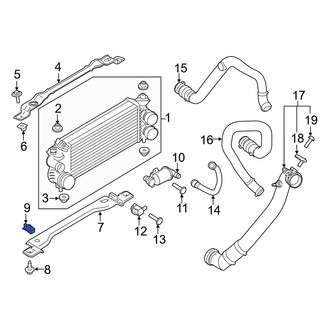 Ford OE - Lower Intercooler Nut