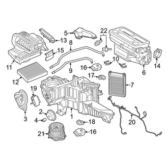 Ford OE - Air Conditioner & Heater - Evaporator & Heater Components (Auto Temp Control), (Raptor)