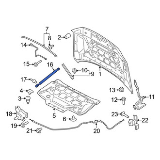 Ford OE - Front Hood Lift Support