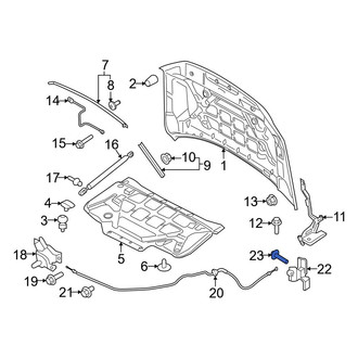 Ford OE - Hood Release Handle Bolt