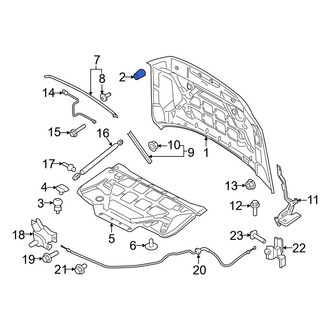 Ford OE - Front Hood Stop Buffer