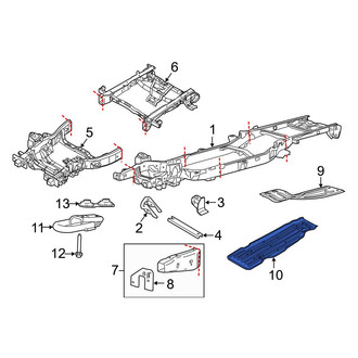 Ford OE - Fuel Tank Skid Plate