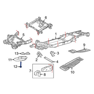 Ford OE - Tow Hook Bolt