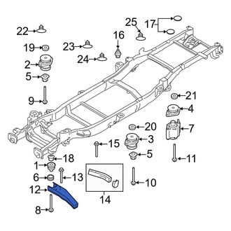 Ford OE - Left Body Mount Cushion Bracket