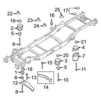 Ford OE - Frame - Body Mounting (Raptor SuperCrew)