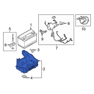 Ford OE - Battery Tray